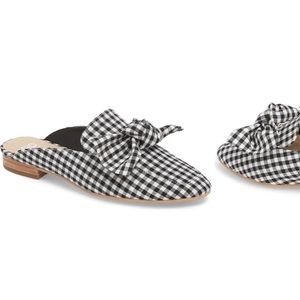 Bp gingham maddy mule / slip on / clogs